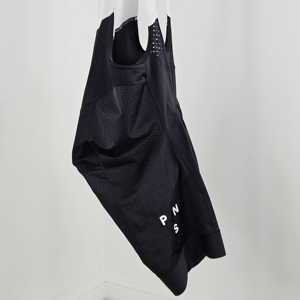 Pas Normal Studios Mechanism Bib Shorts Men XL Black Padded Cycling Italy FLAW - Picture 12 of 16